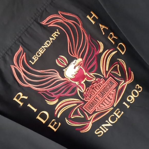 Harley-Davidson® Black Amazingly Embroidered 👔 - Picture 8 of 16